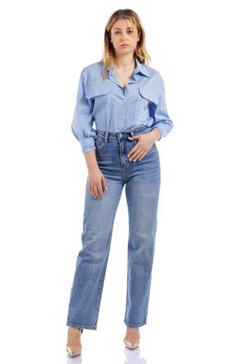 le streghe GAMBA DRITTA Denim SO211