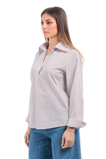 le streghe CAMICIA A RIGHE Cotone GM108