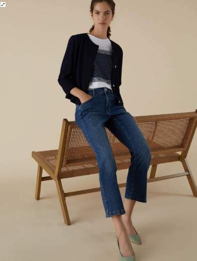 EMME di MARELLA a trombetta Denim IBISCO