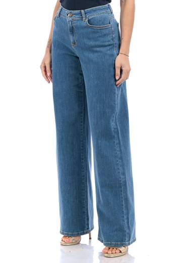 le streghe GAMBA LARGA Denim FJ212