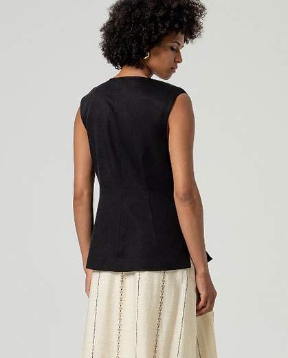 surkana GILET LUNGO Viscosa 516HITE323