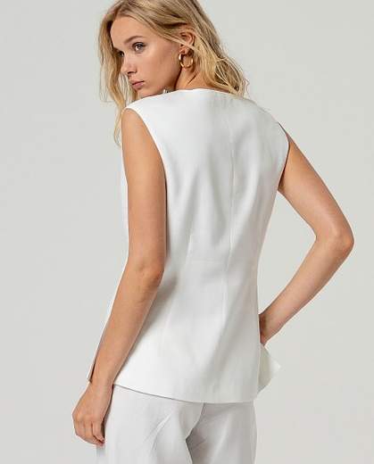 surkana GILET LUNGO Viscosa 516HITE323