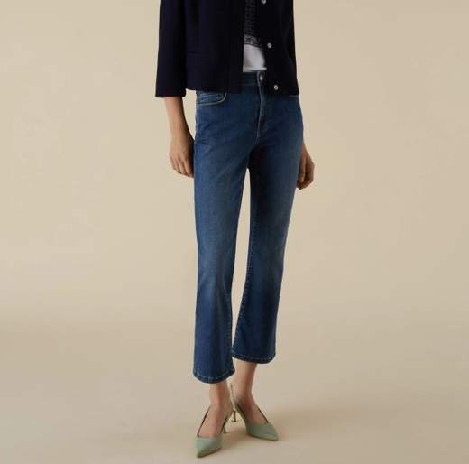 EMME di MARELLA a trombetta Denim IBISCO