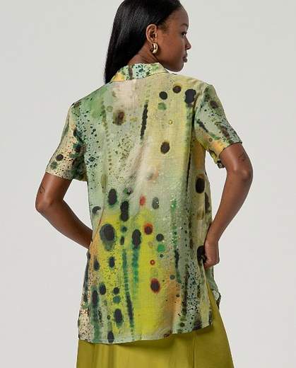 surkana camicia lunga crepe 526MIZY123