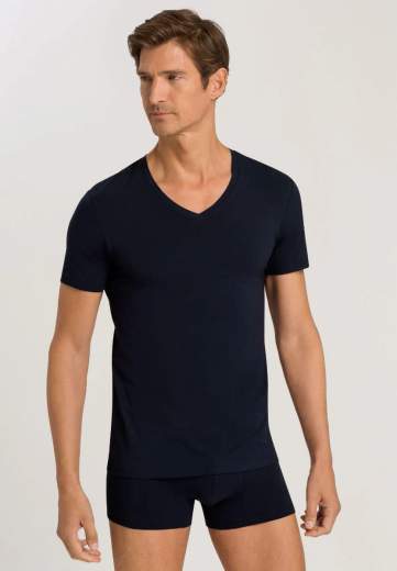Hanro 073089 Cotton Superior - T-shirt scollo a V