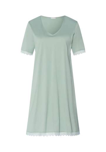 Hanro 074736 Inaya S/SLV Nightdress 90cm