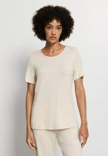 Hanro 074902 Natural Elegance S/SLV Shirt