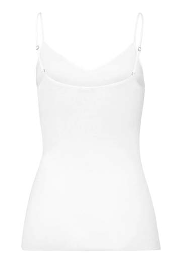 Hanro 071601 Cotton Seamless - Top spalline sottili collo a V