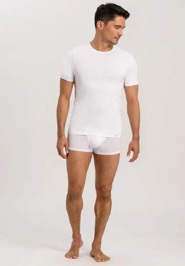 Hanro 073110 Cotton Essentials - T-shirt girocollo manica corta 2pack