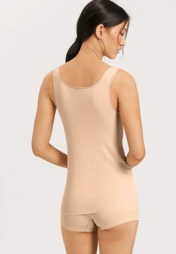 Hanro 071604 Cotton Seamless - Canottiera costina