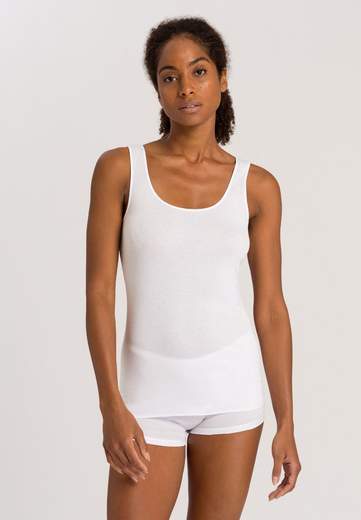 Hanro 071604 Cotton Seamless - Canottiera costina