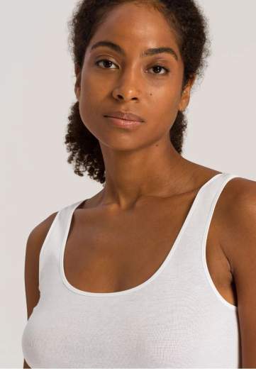 Hanro 071604 Cotton Seamless - Canottiera costina
