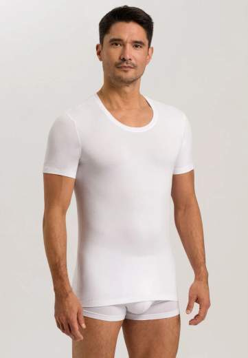 Hanro 073088 Cotton Superior - T-shirt girocollo manica corta
