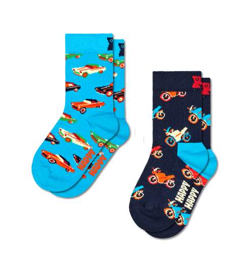 Happy Socks P001474 2 pack Cars