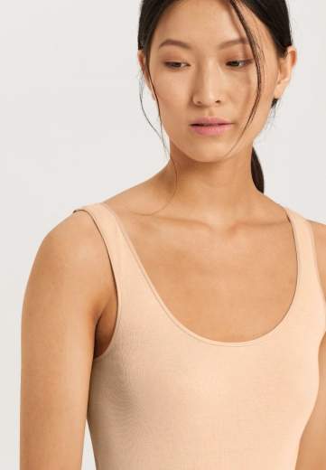 Hanro 071604 Cotton Seamless - Canottiera costina