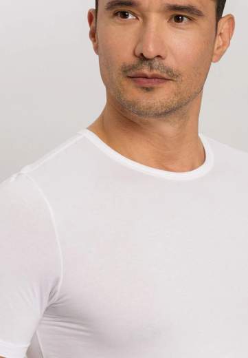 Hanro 073110 Cotton Essentials - T-shirt girocollo manica corta 2pack