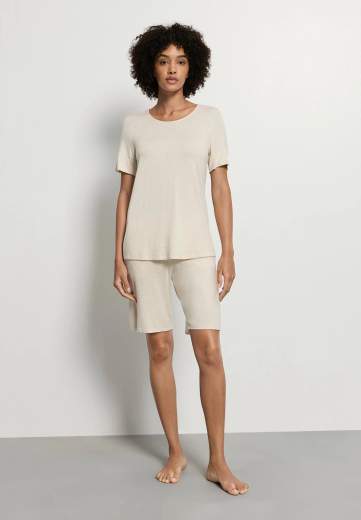 Hanro 074902 Natural Elegance S/SLV Shirt