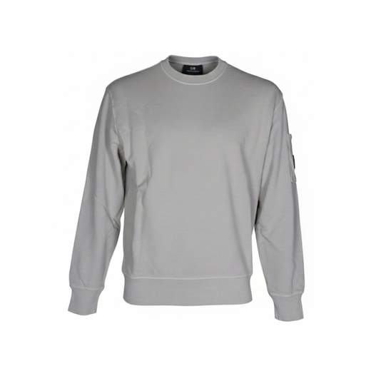 C.P. COMPANY SWEATSHIRTS CREW NECK BRUSHED EMERIZED DIAGONAL FLEECE