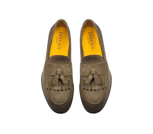 DOUCAL'S MOCASSINO TASSEL NAPPA E FRANGIA