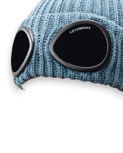 C.P. COMPANY EXTRAFINE MERINO WOOL GOGGLE BEANIE