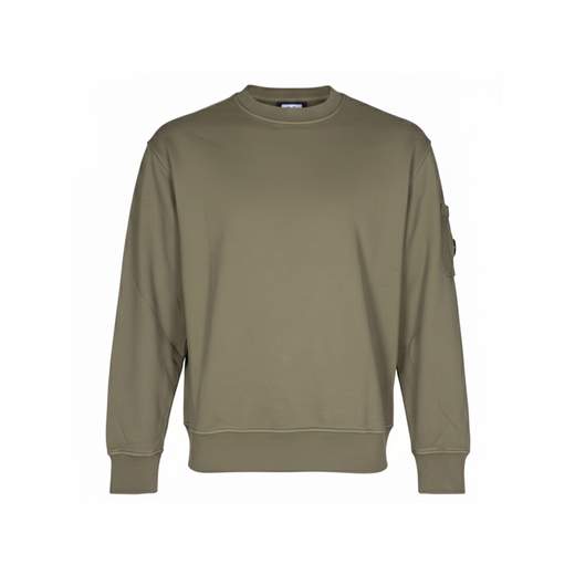 C.P. COMPANY SWEATSHIRTS CREW NECK BRUSHED EMERIZED DIAGONAL FLEECE