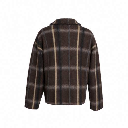 ROBERTO COLLINA OVERSHIRT JACQUARD CHECK