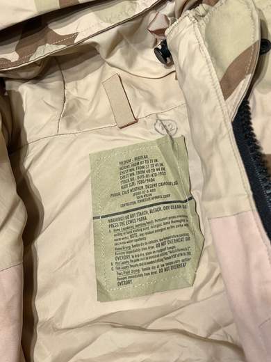 United States Army PARKA GORETEX U.S ARMY