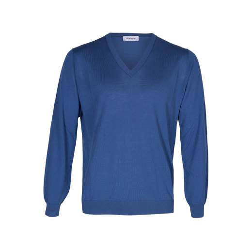 KANGRA PULLOVER RASATO SCOLLO A V MANICA LUNGA