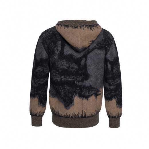 LANEUS KNITTED HOODIE
