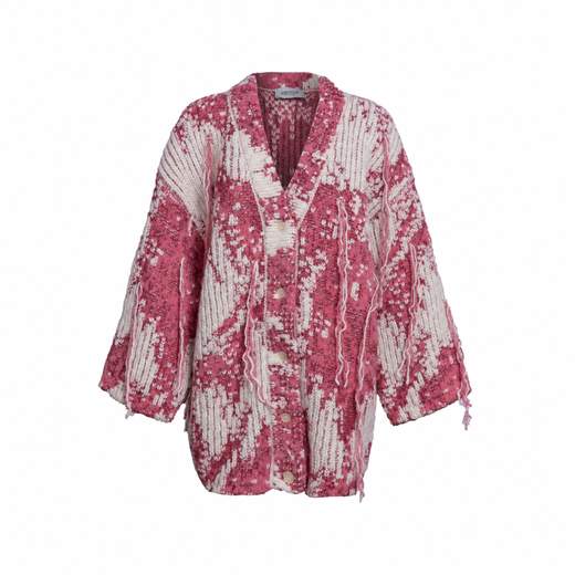 LANEUS KNITTED CARDIGAN OVER FIT