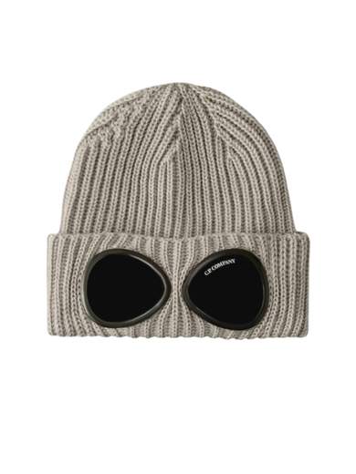 C.P. COMPANY EXTRAFINE MERINO WOOL GOGGLE BEANIE