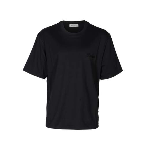 LANEUS T-SHIRT CON RICAMO GIROCOLLO