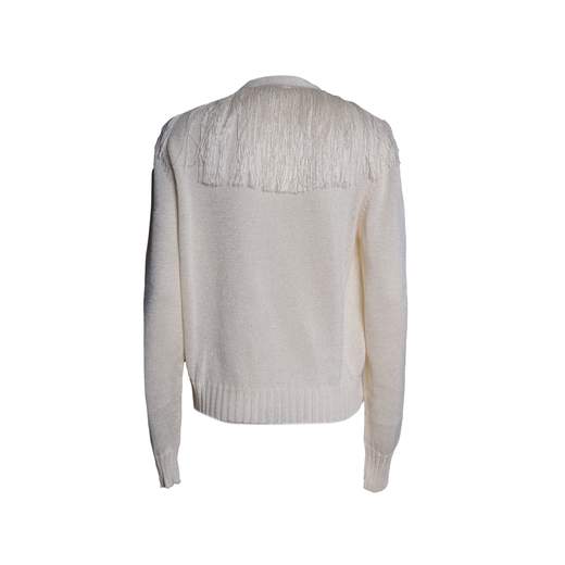 AKEP CARDIGAN CON MANICA E FRANGE