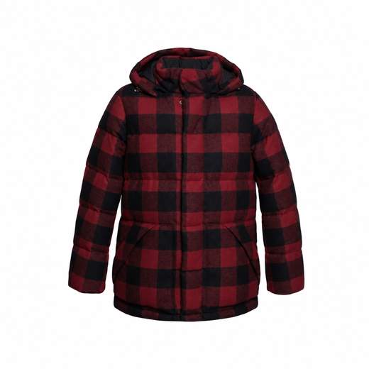WOOLRICH PARKA MOON PUFFER CHECK