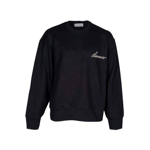 LANEUS FELPA GIROCOLLO RICAMO