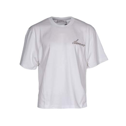 LANEUS T-SHIRT GIROCOLLO RICAMO