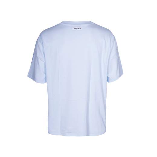 LANEUS T-SHIRT CON RICAMO GIROCOLLO