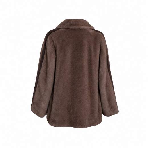 VIOLANTI PEACOAT ECO PELLICCIA