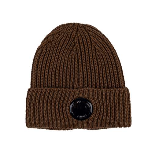 C.P. COMPANY EXTRAFINE MERINO WOOL LENS BEANIE