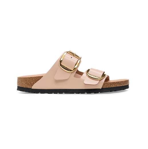 BIRKENSTOCK ARIZONA BIG BUKLE HIGH SHINE NEW BEIGE