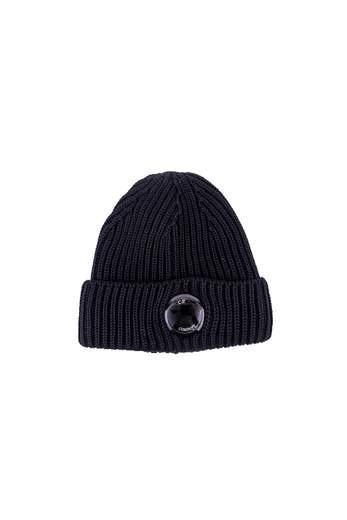 C.P. COMPANY EXTRAFINE MERINO WOOL LENS BEANIE