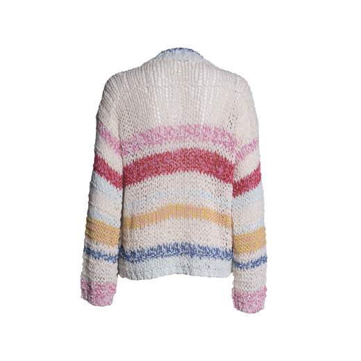 ROBERTO COLLINA MAGLIA SCOLLO V MULTICOLOR