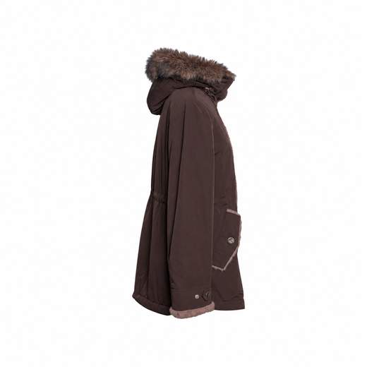 VIOLANTI PARKA IN ECO PELLICCIA