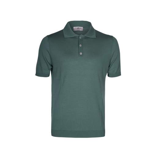 IRISH CRONE POLO IN FILO COLLETTO OPERATO