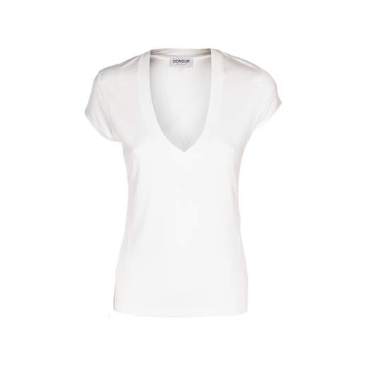 DONDUP T-SHIRT CON SCOLLO A V