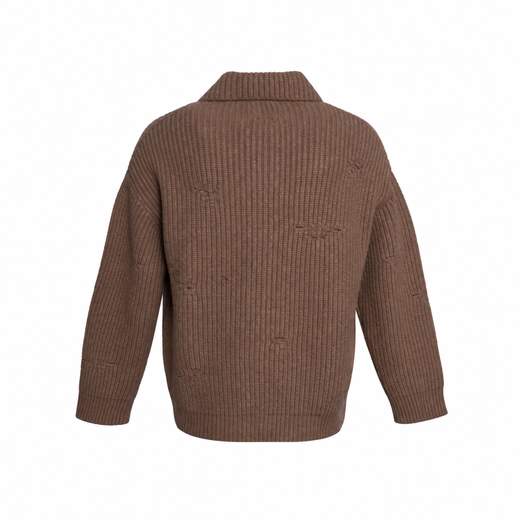 LANEUS KNITTED JACKET BOXY FIT
