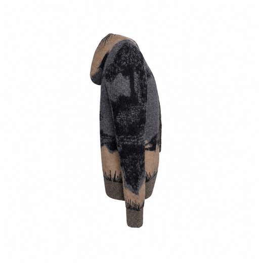 LANEUS KNITTED HOODIE