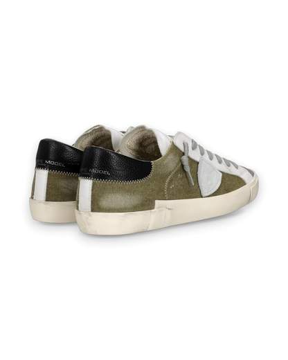 PHILIPPE MODEL SNEAKERS PRSX LOW MAN CANVAS