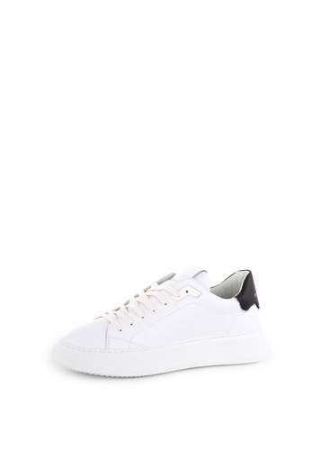 PHILIPPE MODEL SNEAKERS TEMPLE VEAU BLANC NOIR