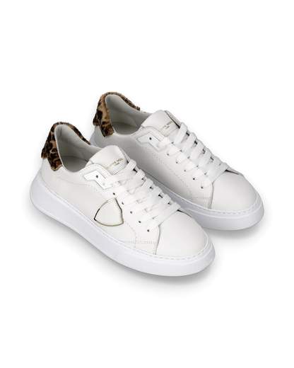 PHILIPPE MODEL SNEAKERS TEMPLE LOW ANIMALIER LEO